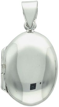 Zawieszka srebrna próby 925 w kształcie owalu, otwierana. Model W 2268R, długość z oczkiem 3,4 cm, szerokość 1,7 cm, waga 4,30 g. Elegancka i praktyczna zawieszka na łańcuszek1.jpg